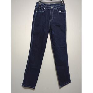 Watch LA Jeans Wear Dark Wash Contrast Stitch Straight Leg Jeans Kids Size 11